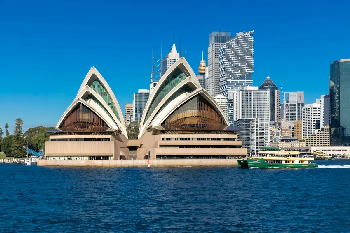 Sydney Opera House and harbour